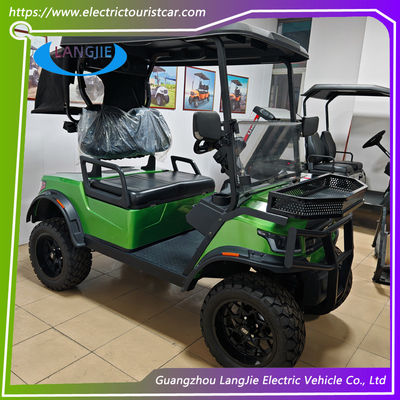 Elektro-Touristenwagen 4 Räder Elektro-Golfwagen 48 V Wechselstrommotor 2 Sitzplätze für Resort-Auto
