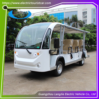Ein guter Preis. 4-Rad-Elektroauto 14 Sitzplätze Elektro-Sightseeing-Bus 72V 7.5KW Wechselstrommotor Max. Geschwindigkeit 30 Km/h Online