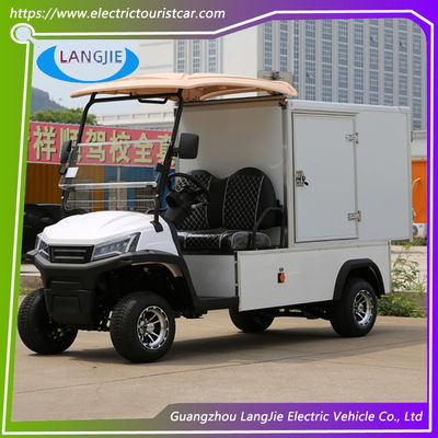 2 Personen Weißer Mini-Elektro-LKW mit Verbundladen 500kg 48v 4kw Wechselstrommotor