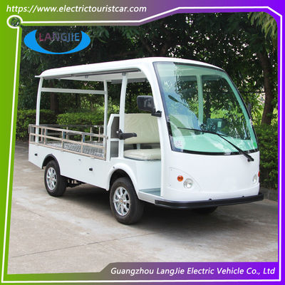 2 Sitzplätze Elektrische Gepäckwagen 48 V Wechselstrom elektrisch angetriebene Nutzfahrzeuge