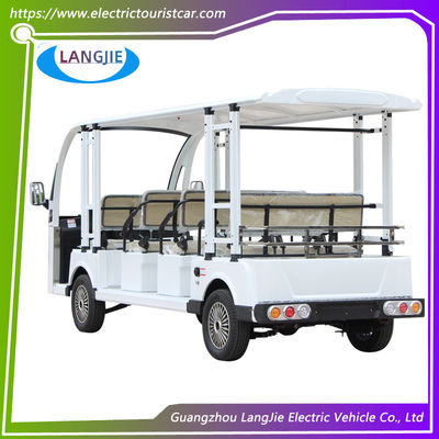 11 Sitzplätze Niedriggeschwindigkeits-Elektrofahrzeuge 72V 7,5KW Mini-Elektro-Sightseeing-Auto Für Resort-Auto