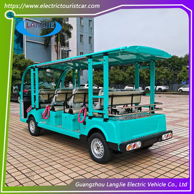 7.5kW Wechselstrommotor 11 Sitzplätze Elektro-Touristenwagen Maximalgeschwindigkeit 30km/h für den öffentlichen Verkehr