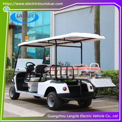 Resort Electric Utility Golf-Wagen 2 Sitzplätze + 1 Bett Elektroauto mit Top-Licht für den Flughafen