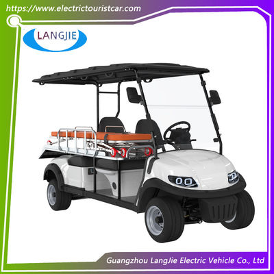 Ein guter Preis. 2 Sitzplätze + 1 Bett Elektrische Golfkarren AC Motor 5KW Elektrische Krankenwagen für das Krankenhaus Online