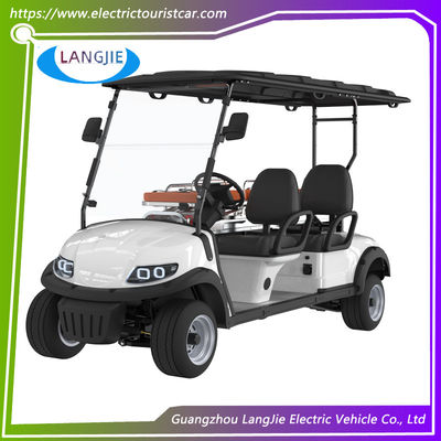 2 Sitzplätze + 1 Bett Elektrisch angetriebene Golfkarren AC Motor 5KW Elektrische Krankenwagen für das Krankenhaus