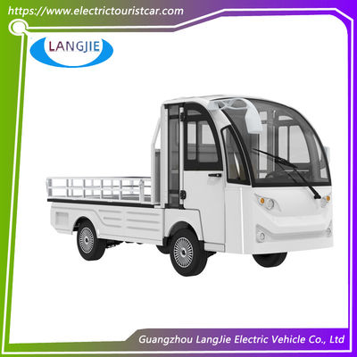 Weißer 2-Sitzer-Elektro-Lieferwagen 5KW mit AC-Motor-Controller für Resort und Hotel