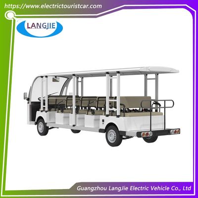 17 Sitzplätze Elektroauto Tour AC Motor 72V Aufladezeit 8 ~ 10h Für Touristen Autovermietung