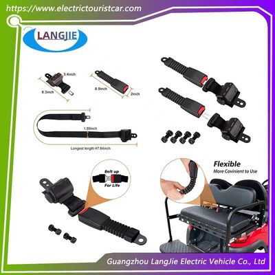 EZGO TXT Golf Club Autositzgurt Kit mit Halterung
