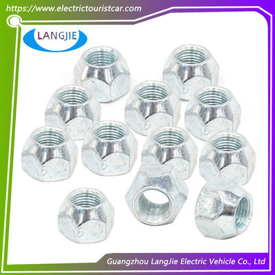 Golf Car Cone Lug Nut Zinkplattierte Reifen Lugs Rad Nüsse Offene Ende Eichel Lug Nüsse 1/2 Zoll