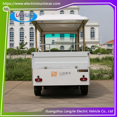 Weißfarbiger Elektropatrouillenwagen 7.5kW DAC Motorbetrieb Batteriebetrieb Carry Van mit geschlossener Ladekiste