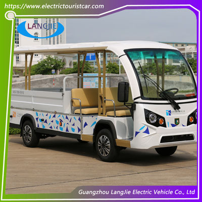 Weißfarbiger Elektropatrouillenwagen 7.5kW DAC Motorbetrieb Batteriebetrieb Carry Van mit geschlossener Ladekiste
