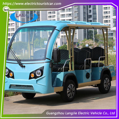 8 Sitzplätze Elektro-Sightseeing-Auto mit überlegener Kreuzfahrt-Kapazität 48 Volt 5 kW Wechselstrommotor