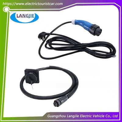 EXCAR-Ladestecker Stecker und Steckdose 220V Golfwagenteile