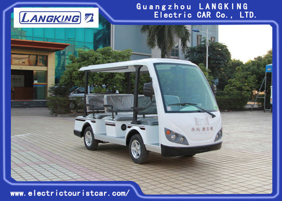 4KW des Motor48v acht Sitzer-vorbildliche Y083A elektrische Steigfähigkeit Shuttle-des Bus-18% unter Verwendung des Hotels/der Universität /park