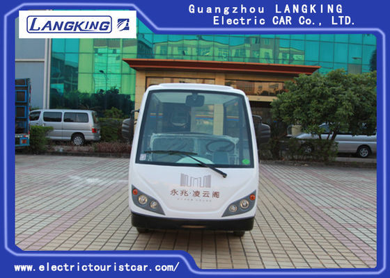 4KW des Motor48v acht Sitzer-vorbildliche Y083A elektrische Steigfähigkeit Shuttle-des Bus-18% unter Verwendung des Hotels/der Universität /park