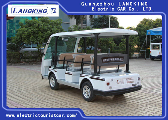 4KW des Motor48v acht Sitzer-vorbildliche Y083A elektrische Steigfähigkeit Shuttle-des Bus-18% unter Verwendung des Hotels/der Universität /park