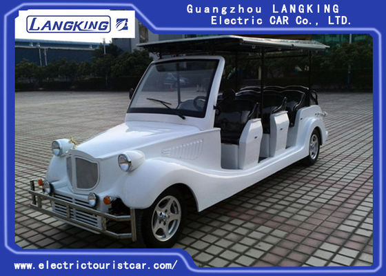 Ein guter Preis. Elektrisch betriebene 11 Personen-Oldtimer-Golfmobile mit kühler Art-Zusatz-Abdeckung Online