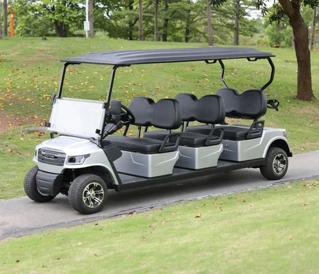 Ein guter Preis. White Color 48V 5KW AC Motor Electric Golf Cart With 6 Seats For Golf Courses And Resorts Online