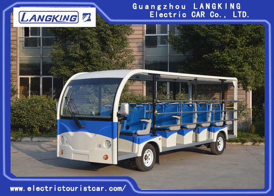 Ein guter Preis. 23 Plastiksitzer-elektrische Shuttle-Fahrzeuge 5300×1730×2250mm lärmarm Online