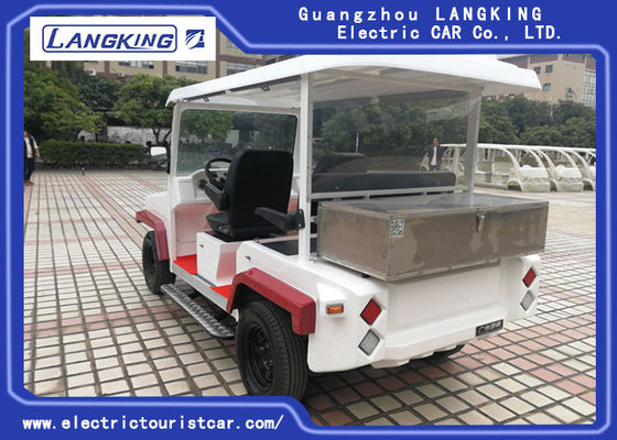 Roter/Sitzelektrischer Streifenwagen des Weiß-fünf mit Eimer HS CODE 8703101900