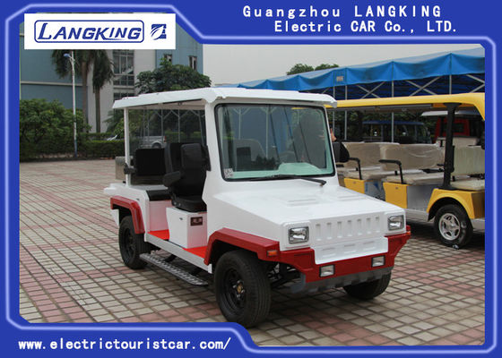 Roter/Sitzelektrischer Streifenwagen des Weiß-fünf mit Eimer HS CODE 8703101900