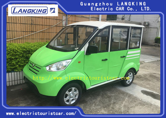 4-Rad-Elektro-Golfwagen Dunkelgrün 48-Volt-Elektro-Sightseeing-Auto mit kostenlosem Ladegerät
