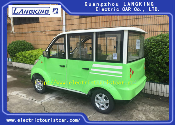 4-Rad-Elektro-Golfwagen Dunkelgrün 48-Volt-Elektro-Sightseeing-Auto mit kostenlosem Ladegerät