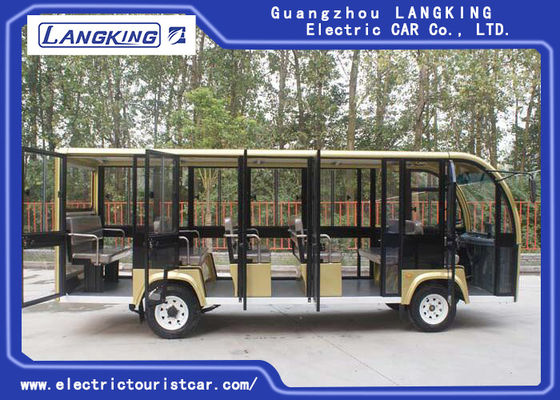 Elektrischer Besichtigungs-Bus des Sitzer-18 für Campus/Dörfer/Flughäfen/Anschluss 72V 6.3KW DC Motor