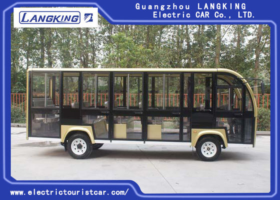 Elektrischer Besichtigungs-Bus des Sitzer-18 für Campus/Dörfer/Flughäfen/Anschluss 72V 6.3KW DC Motor