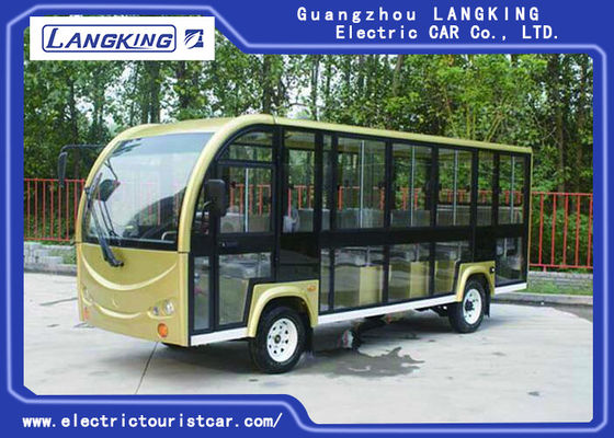 Ein guter Preis. Elektrischer Besichtigungs-Bus des Sitzer-18 für Campus/Dörfer/Flughäfen/Anschluss 72V 6.3KW DC Motor Online