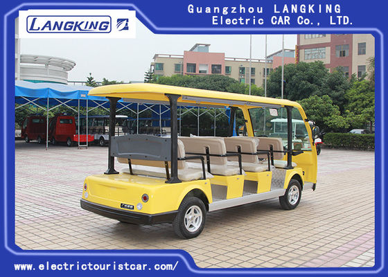 11 Sitzmulti Passagier-elektrische Reisebus-Gelb-Farbe lärmarm