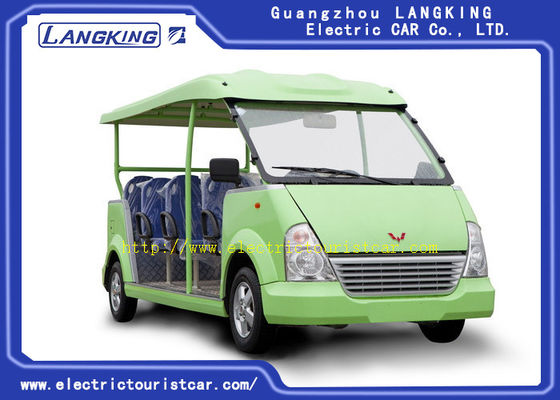 Geräumige 11 Sitze grünen elektrische Shuttle-Auto-Erholungsort-Fahrzeug-Hochleistung