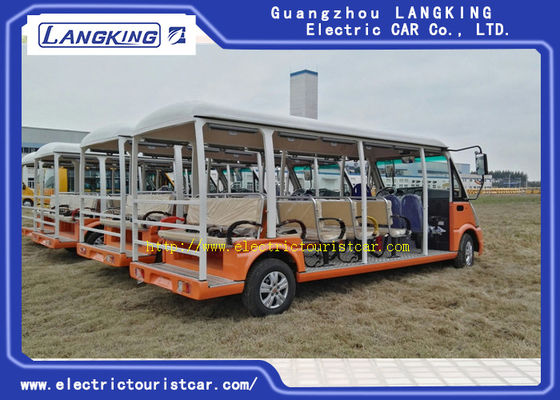 Elektrische Shuttle-Packwagen des fairen Gebrauchs, Sitzstraßen-legales Elektro-Mobil der Orangen-23