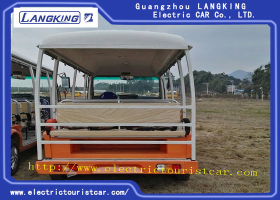 Elektrische Shuttle-Packwagen des fairen Gebrauchs, Sitzstraßen-legales Elektro-Mobil der Orangen-23