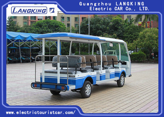elektrische Shuttle-Fahrzeuge der Sitz72v 14 für multi Rücksitz des Passagier-28km/H Max. Speed mit Vorhang