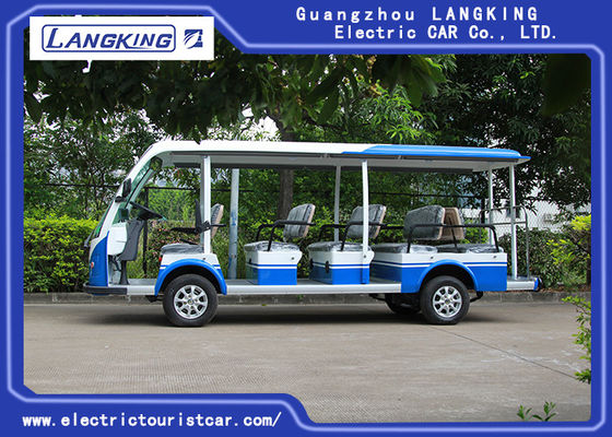 elektrische Shuttle-Fahrzeuge der Sitz72v 14 für multi Rücksitz des Passagier-28km/H Max. Speed mit Vorhang