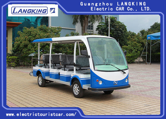 elektrische Shuttle-Fahrzeuge der Sitz72v 14 für multi Rücksitz des Passagier-28km/H Max. Speed mit Vorhang