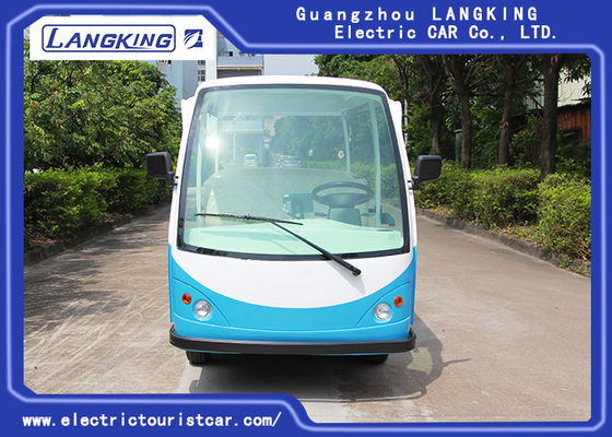 CER genehmigte offenes elektrisches Shuttle Rad-elektrischen Minibus des DC-Fahrzeuge/48V System-8 Passagier-4