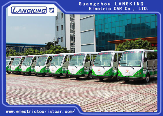Ein guter Preis. 11 Personen-Dorf-elektrisches Shuttle-Auto 72V/5KW Wechselstrommotor-Strecke für 100km Online