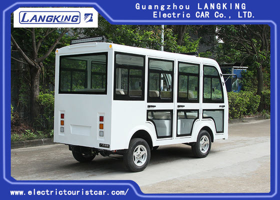 beiliegende Sitzweiß-Farbe des 5KW Fahrgastkabine-elektrische touristische Buggy-8