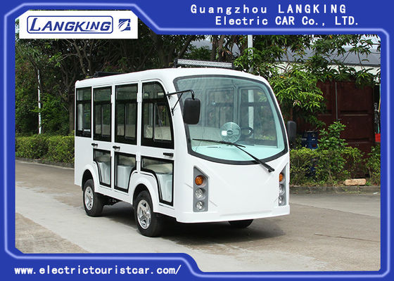 beiliegende Sitzweiß-Farbe des 5KW Fahrgastkabine-elektrische touristische Buggy-8