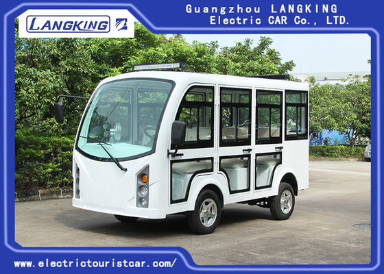 beiliegende Sitzweiß-Farbe des 5KW Fahrgastkabine-elektrische touristische Buggy-8