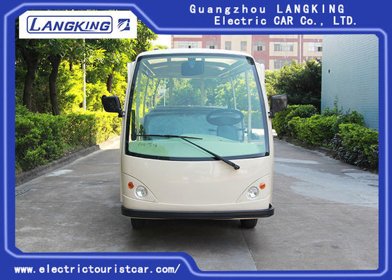 Der niedrigen Geschwindigkeit 72V 5.5KW mini elektrischer elektrischer Shuttle-Bus des Besichtigungs-Auto-/14 Sitze
