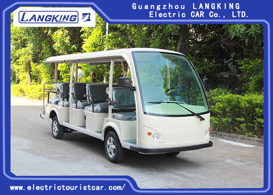 Der niedrigen Geschwindigkeit 72V 5.5KW mini elektrischer elektrischer Shuttle-Bus des Besichtigungs-Auto-/14 Sitze
