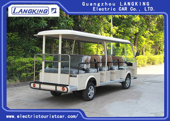 Der niedrigen Geschwindigkeit 72V 5.5KW mini elektrischer elektrischer Shuttle-Bus des Besichtigungs-Auto-/14 Sitze