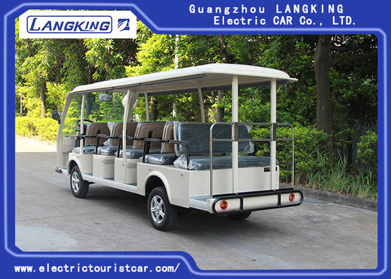 Der niedrigen Geschwindigkeit 72V 5.5KW mini elektrischer elektrischer Shuttle-Bus des Besichtigungs-Auto-/14 Sitze