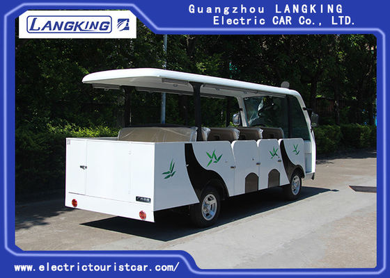 Absorbieren das elektrische Shuttle-Auto des Sitzer-14, das mit effektivem Schock ausgerüstet wird, mit Tür