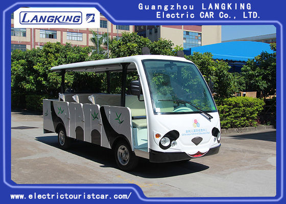 Absorbieren das elektrische Shuttle-Auto des Sitzer-14, das mit effektivem Schock ausgerüstet wird, mit Tür